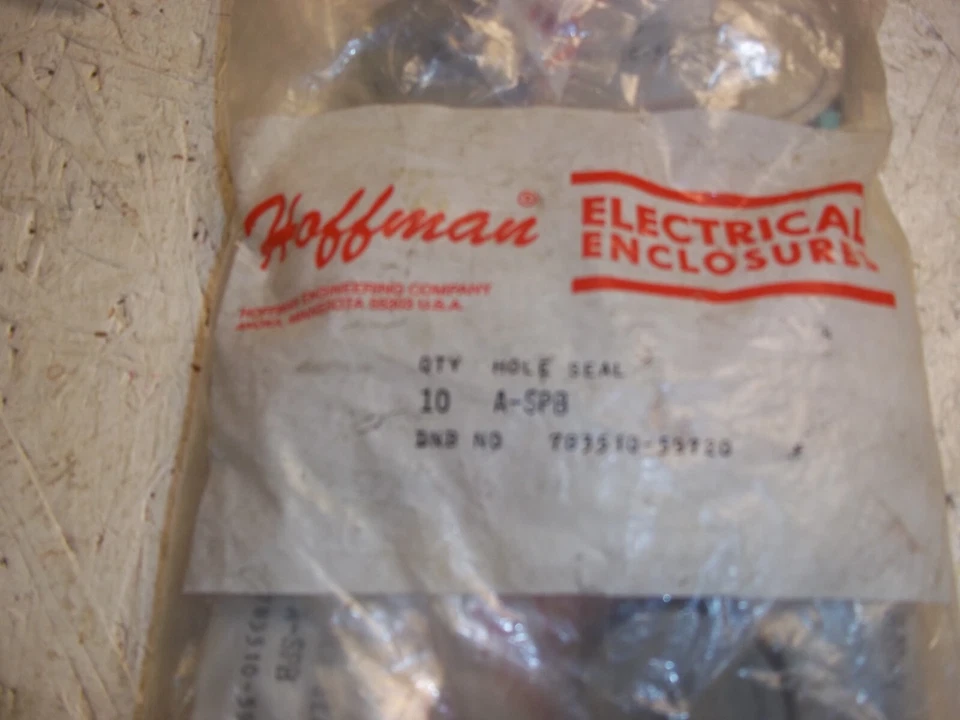 10 Nuevo en Paquete Hoffman A-SPB Botón Pulsador Agujero Sello Envío Gratis A SPB Foto 1 de 1