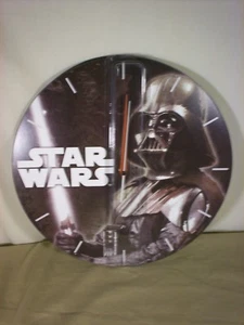 STAR WARS Darth Vader Wall Clock 13.5" Authentic In Box-Man Cave Decor - Picture 1 of 5