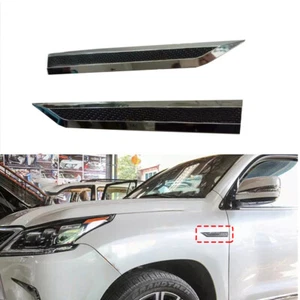 2PCS Side Fender Accent Grille Cover Molding Trim Chrome For Lexus LX570 2016-20 - Picture 1 of 10