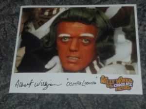 ALBERT WILKINSON - WILLY WONKA & THE CHOCOLATE FACTORY - 10x8 FOTO SIGNIERT. (1) - Bild 1 von 3