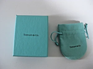 Authentic Tiffany & Co. Tiffany's Blue jewelry Box & Earring Pouch Small V - Picture 1 of 3
