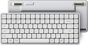 Teclado mecánico de bajo perfil LOFREE Flow84, recargable inalámbrico/con cable blanco - Imagen 1 de 8