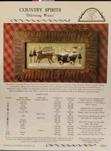 Homespun Elegance gezählter Kreuzstich COUNTRY SPIRITS Lieferung Winterkarte - Bild 1 von 3