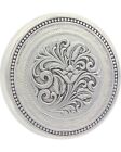 Montana Silversmiths New Traditions Stars and Barbed Wire Snuff Lid Silver