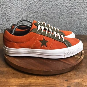 Zapatillas bajas de gamuza Converse One Star Ox Bold Mandarin para hombre 10/mujer 12 - Imagen 1 de 11
