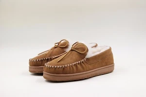 SUPERLAMB LADIES MOCCASIN SHEEPSKIN SLIPPERS - Picture 1 of 8