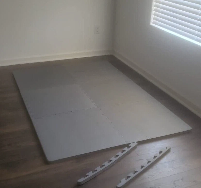 Extra Thick Puzzle Exercise Mat 1", EVA Foam Interlocking Floor Tiles Home Gym - Image 1 of 4