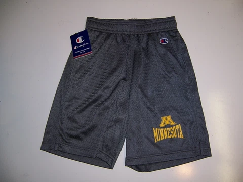NEW Champion Minnesota Golden Gophers golden Youth  M 7/8 Athletic shorts NWT Cover