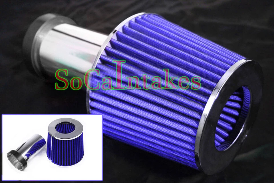 Black Blue Air Intake Kit & Filter For 1994-2001 Chrysler LHS 3.5L V6 - Image 1 of 1