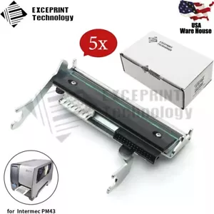 5 testine di stampa 203 dpi per stampante etichette Intermec PM42 PM43 710-129S-001 USA - Foto 1 di 7