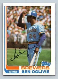 1982 Topps #280 - Ben Oglivie - Milwaukee Brewers - Outfield - Picture 1 of 2