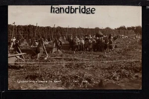 London Hop Pickers - real photographic postcard - Picture 1 of 1