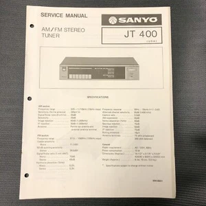 Sanyo JT 400 Service Manual - Picture 1 of 2