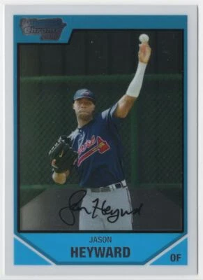 2007 BOWMAN CHROME 1ST RC JAYSON HEYWARD DODGERS R20 - Image 1 of 2