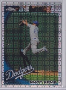 2010 Topps Chrome X-Fractors #69 Matt Kemp
