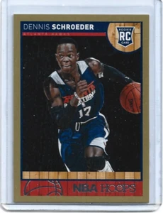 Dennis Schroeder Atlanta Hawks 2013-14 Panini Hoops Basketball Gold Card #277 - Picture 1 of 2