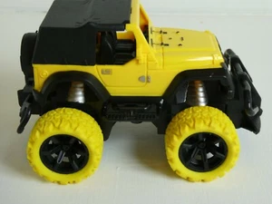 Small Remote control children's Car for age 3+ , yellow, Jeep, 13x8.5x7 cms, - Picture 1 of 8