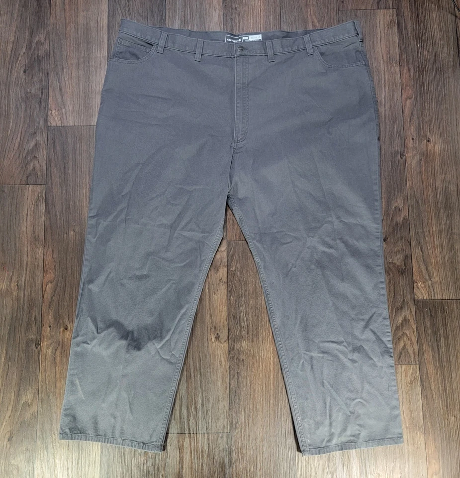 Carhartt Men’s Rugged Flex Canvas Pant 54 Relaxed Fit Gray BN2517 8345