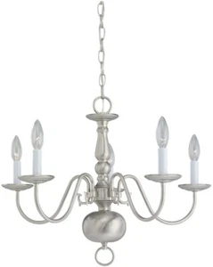Sea Gull Lighting 3410-962 Traditional Chandelier Brushed Nickel - New - Picture 1 of 1