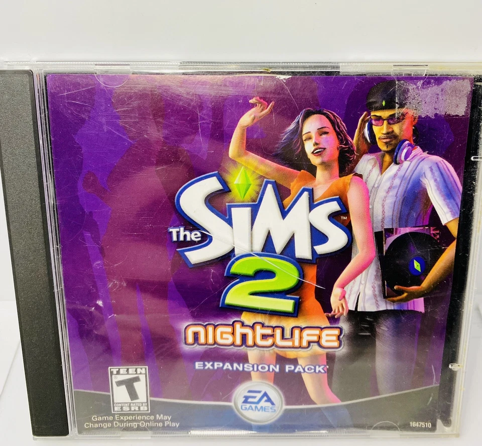 The Sims 2 Nightlife Expansion Pack PC Game CD-ROM - Image 1 of 1