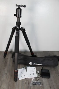 Perfect FotoPro X-Go Max Carbon Fiber Tripod Built-In Monopod FPH-62Q Ball Head - Picture 1 of 14