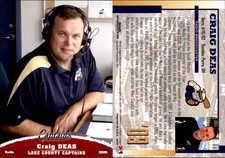 Craig Deas 2009 Grandstand Lake County Captains #NNO RC Card *AutographDen*