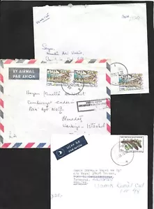 Cyprus N 1970 Period 3 Airmail Covers Good Postmarks - Picture 1 of 4