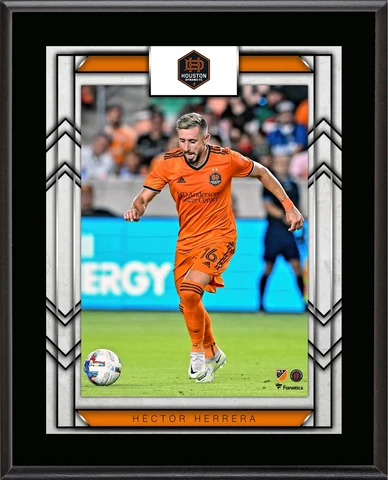 Hector Herrera Houston Dynamo 10.5" x 13" Sublimated Player Plaque Cover