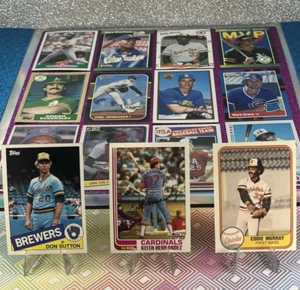 1982 Fleer - 1989 Bowman Stars and Rookies Jose Canseco Lee Smith Eddie Murray - Picture 1 of 16