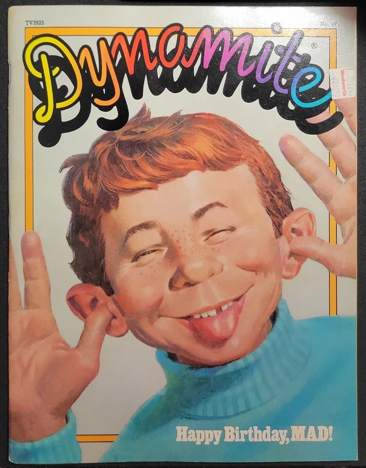 MAD MAGAZINE DYNAMITE #47 25TH ANNIVERSARY MAGAZINE COMPLETE WITH DAVE PARKER - Image 1 of 4