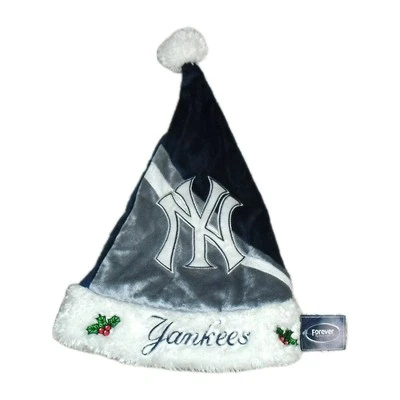 New York Yankees Adult One Size Fits All Santa Christmas Hat Cap New Tags Mlb - Image 1 of 2
