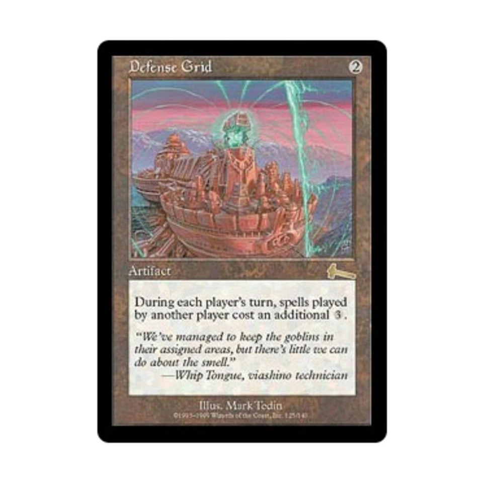 WOTC MtG Urza's Legacy Defense Grid (R) (Foil) EX - Image 1 of 1