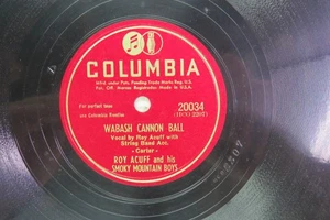 Roy Acuff - COLUMBIA 20034 - Wabash Cannon Ball & Freight Train Blues - Imagen 1 de 4
