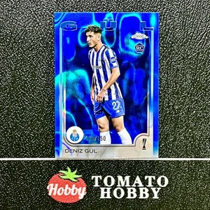 TOPPS CROMO UEFA 2024-25 DENIZ GUL RC/150 AZUL LAVA REFRACTOR PORTO - Imagen 1 de 2