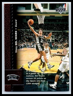 1996 Upper Deck #109 Vinny Del Negro   MT-NRMT   Basketball Card - Image 1 of 2