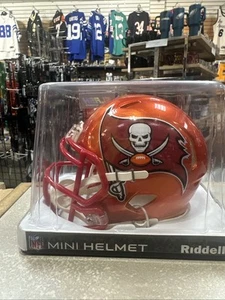 Riddell NFL Mini Casco Tampa Bay Buccaneers Arancione - Foto 1 di 5