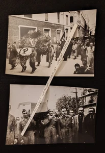 FOTO PARTIGIANI FUNERALE ERCOLE VINCENZO ORSINI VOMERO RESISTENZA - Foto 1 di 2