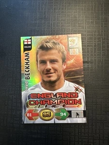 Panini Adrenalyn XL Copa Mundial 2010 David Beckham Inglaterra Campeón Tarjeta Lámina 124 - Imagen 1 de 6