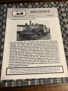 Climax Klasse B Nr. 4 Gang Lokomotive, Mighty Mite — Meilenposten, Friends PRR RR Museum - Bild 1 von 10