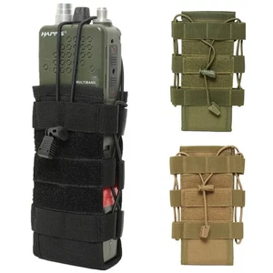 Sports Water Bottles Radio Pouch Tactical Drawstring Molle Water Bottle Holder - Picture 1 of 12