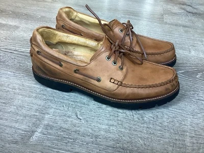 Samuel Hubbard Camplight Bolsa de sillín Zapato de barco para hombre 12 M Zapato de barco Suela de lengüeta Foto 1 de 4