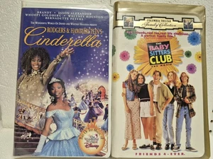 Rodgers & Hammerstein's Cinderella (VHS, 1997, Clam Shell) Lot babysitters club - Picture 1 of 1