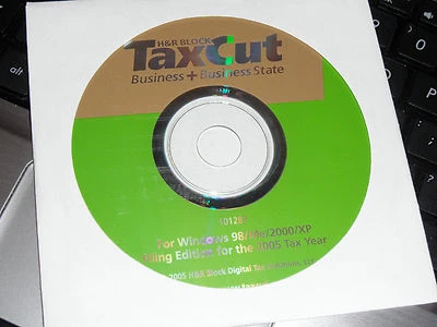 2005 TaxCut H&R Block BUSINESS turbo Tax Cut Factory New sealed CD! - Image 1 of 2