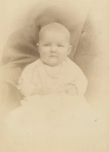 1881 CDV CLARA LOUISE FROM BELOIT, WIS, CDV - Picture 1 of 3