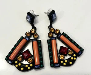 RAR Lulu Frost für J. Crew Statement Halbmond Ohrringe ZEITLOS! - Bild 1 von 7