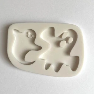 GHOSTS MOLD, Halloween Cake Decoration, Silicone Fondant Mold, Chocolate Mold - Picture 1 of 1
