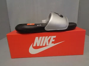 ¡Sandalias para mujer Nike Victori One tallas plateadas/negras! ¡NUEVO EN CAJA*! ¡Nuevo! - Imagen 1 de 5