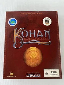 KOHAN: Immortal Sovereigns PC CD-ROM 2001 Strategy First BIG BOX + Disciples - Picture 1 of 9