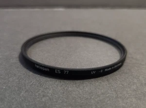 Heliopan ES 77mm UV-0 Filter Germany Good Condition w/ Case - Picture 1 of 5