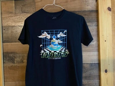 Visions T-Shirt Past Present Future Adult Medium Mens 12oz Soda Doves Birds Tee - Image 1 of 4